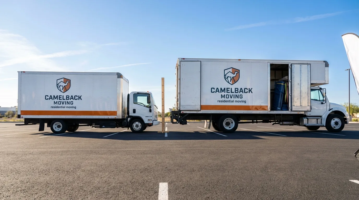 Moving truck size capacity guide in New Holland